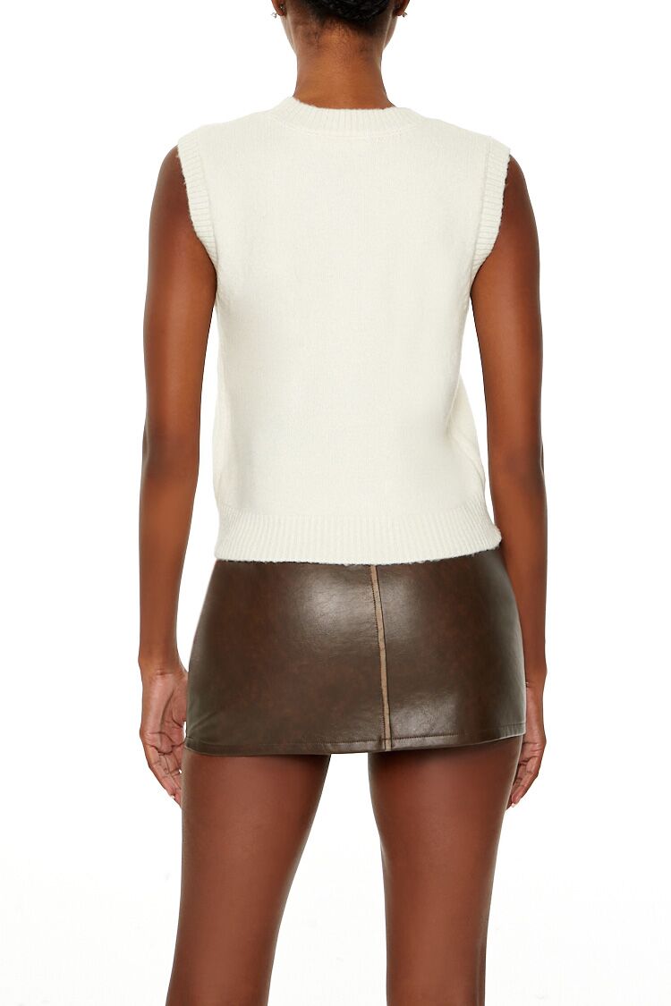 Fuzzy Knit Sweater Vest | Forever 21 Women
