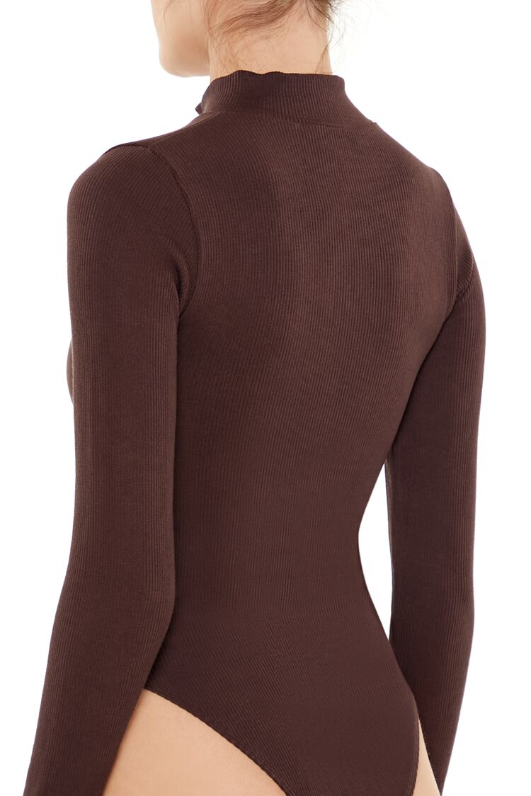 Seamless Half-Zip Bodysuit | Forever 21 Women