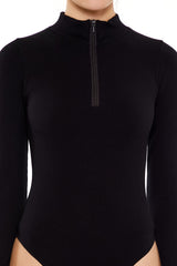 Seamless Half-Zip Bodysuit | Forever 21 Women