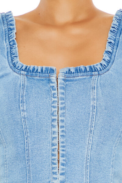Denim Bustier Crop Top | Forever 21 Women