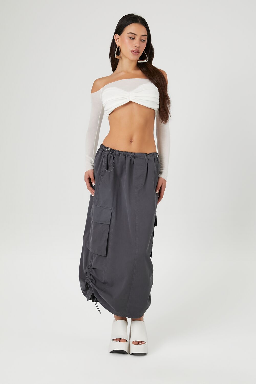 Off-the-Shoulder Crop Top | Forever 21 Women