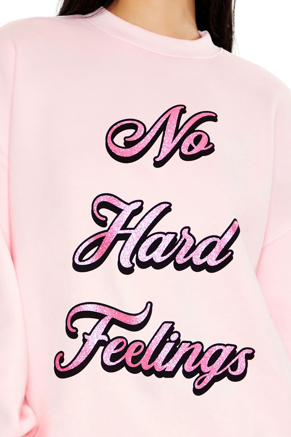 Glitter No Hard Feelings Pullover | Forever 21 Women