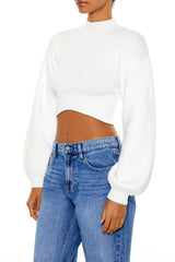 Mock Neck Cropped Sweater | Forever 21 Women