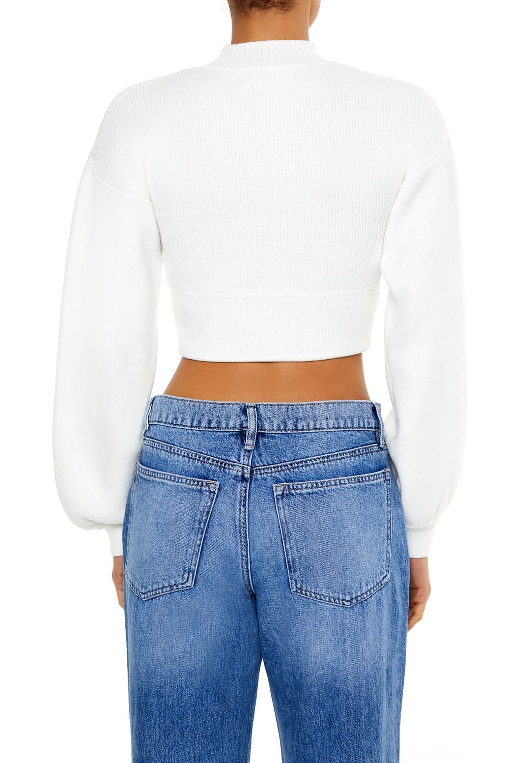 Mock Neck Cropped Sweater | Forever 21 Women