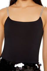 Contour Sculpt Metallic-Strap Cami | Forever 21 Women