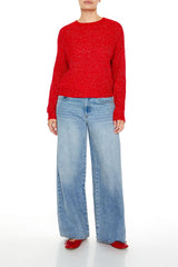 Metallic Knit Raglan Sweater | Forever 21 Women