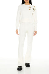 Sequin Star Drop-Sleeve Sweater | Forever 21 Women
