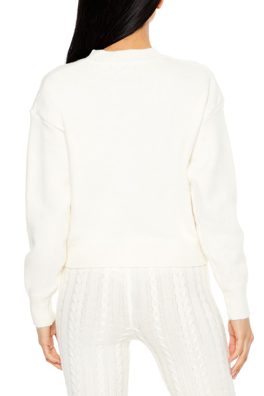 Sequin Star Drop-Sleeve Sweater | Forever 21 Women