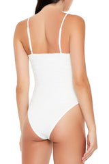 Pointelle Bow Cami Bodysuit | Forever 21 Women
