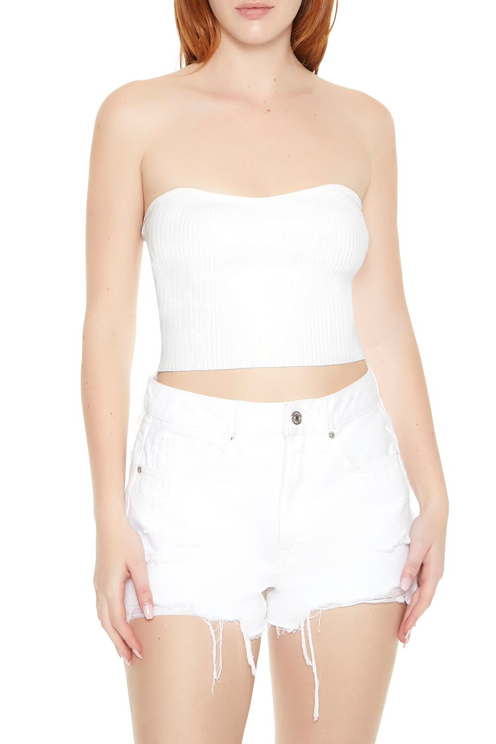 Sweater-Knit Cropped Tube Top | Forever 21 Women