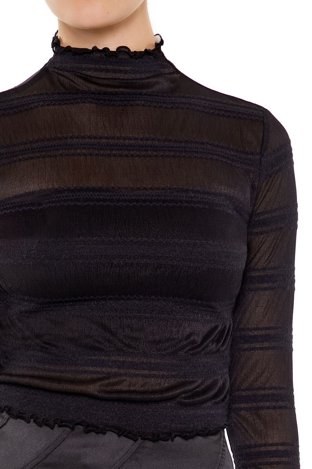Shadow-Striped Crop Top | Forever 21 Women