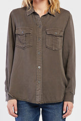 Brea Utility Style Button Down Shirt | Forever 21 Women