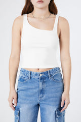 Ribbed Asymmetrical Tank Top | Forever 21 Women