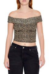 Cheetah Print Off-the-Shoulder Top | Forever 21 Women