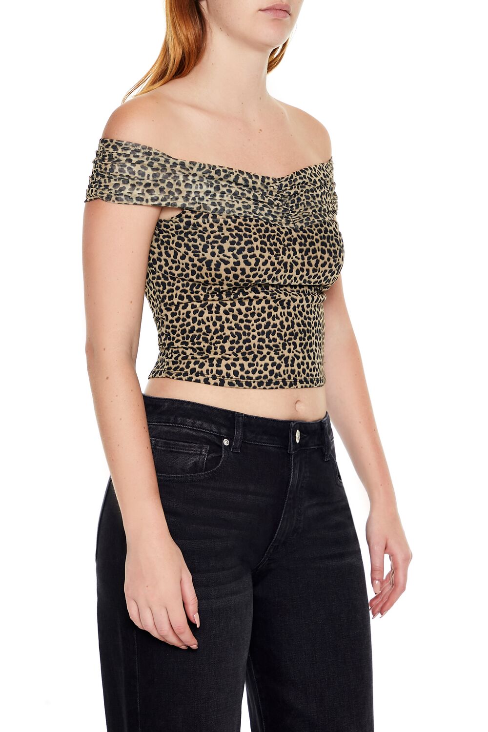 Cheetah Print Off-the-Shoulder Top | Forever 21 Women