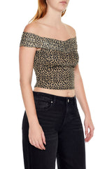 Cheetah Print Off-the-Shoulder Top | Forever 21 Women