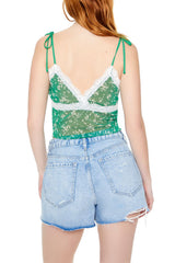 Lace-Trim Floral Tie-Strap Cami | Forever 21 Women