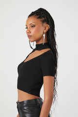 Sweater-Knit Cutout Crop Top | Forever 21 Women