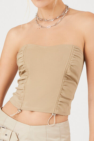Toggle Drawstring Tube Top | Forever 21 Women