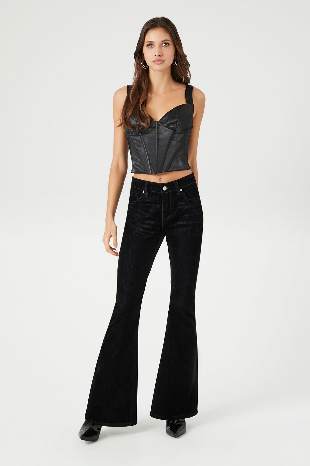 Satin Bustier Crop Top | Forever 21 Women