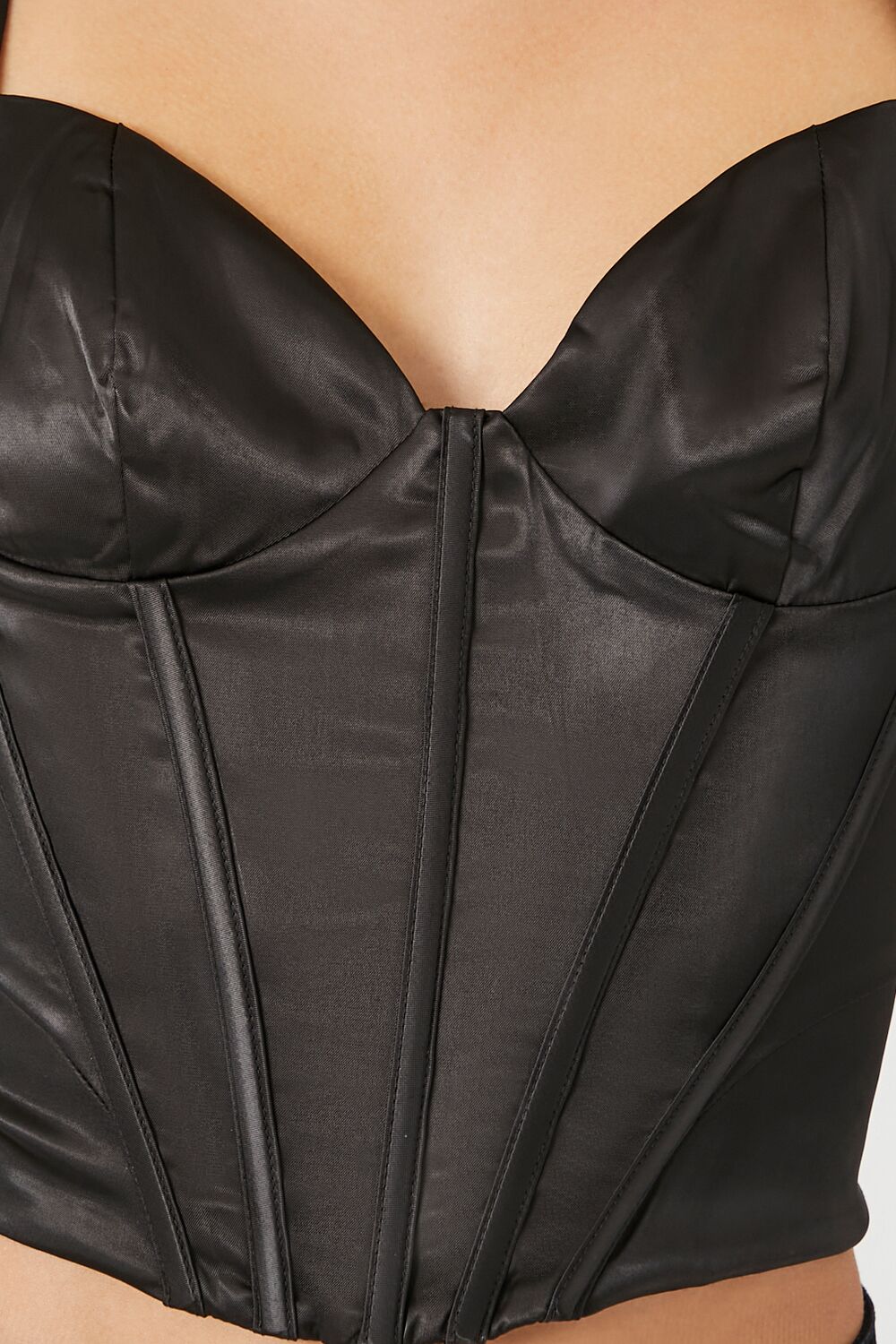 Satin Bustier Crop Top | Forever 21 Women