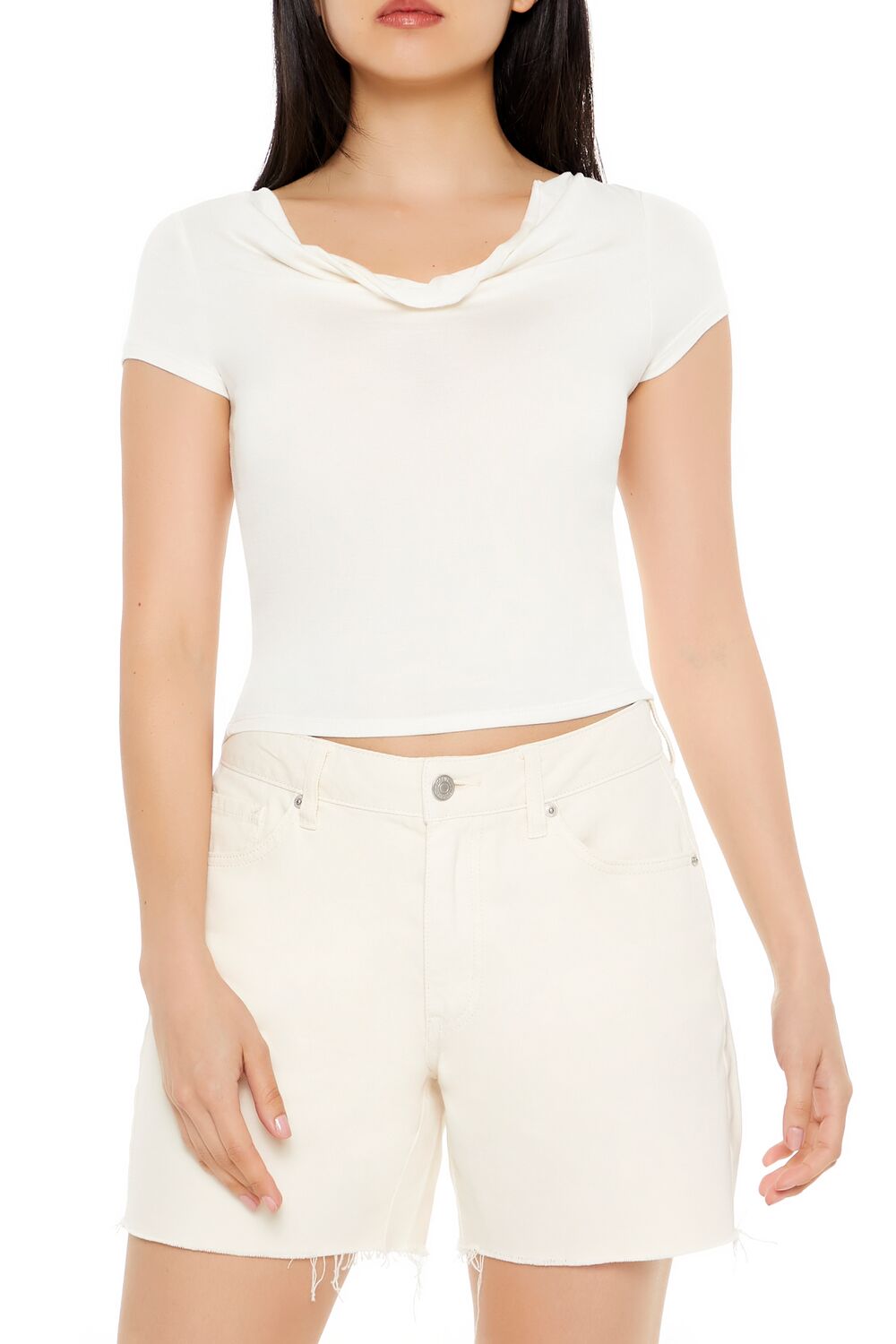 Cowl Cropped Tee | Forever 21 Women