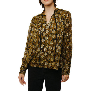 Rosalie Shirred Effect Cuff Sleeve Top | Forever 21 Women