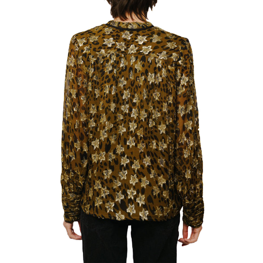 Rosalie Shirred Effect Cuff Sleeve Top | Forever 21 Women