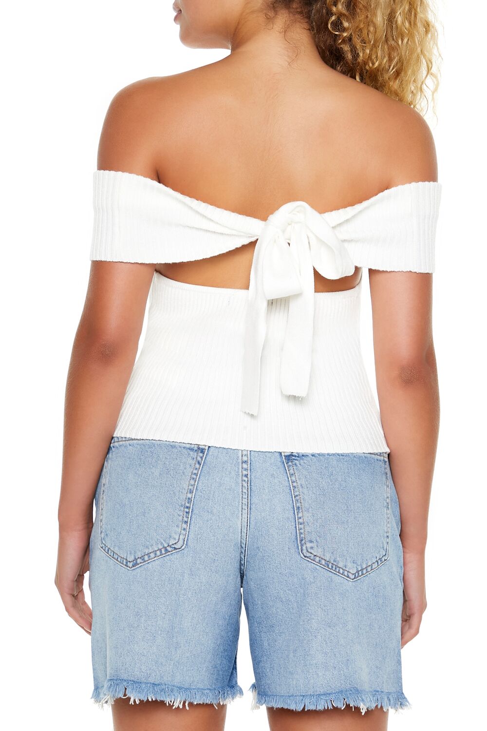 Off-the-Shoulder Sweater-Knit Top | Forever 21 Women