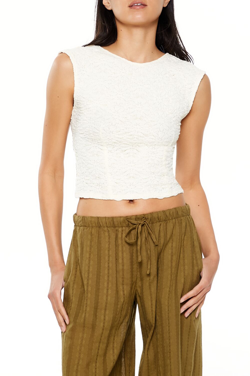 Floral Tie-Back Crop Top | Forever 21 Women
