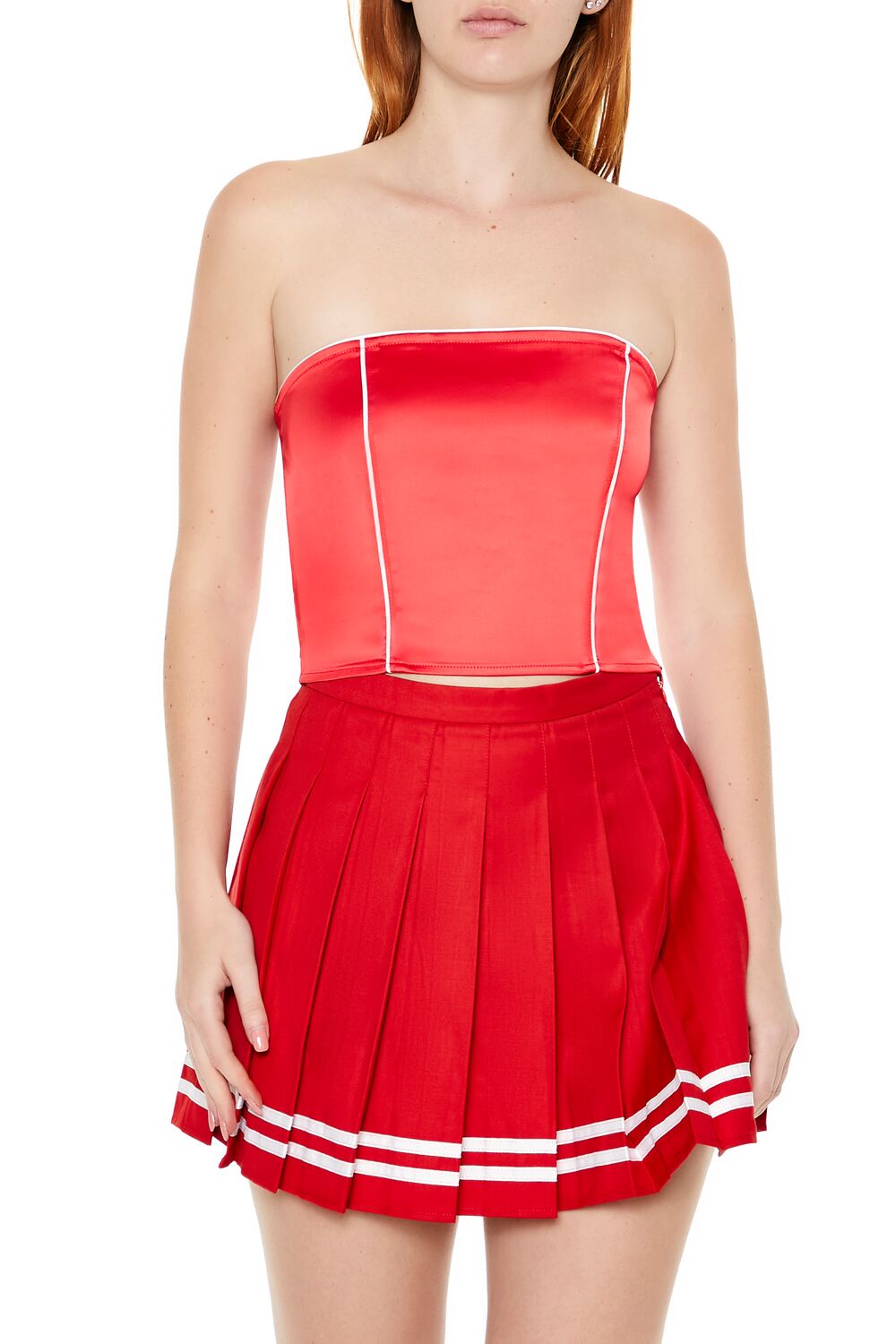 Satin Tube Crop Top | Forever 21 Women