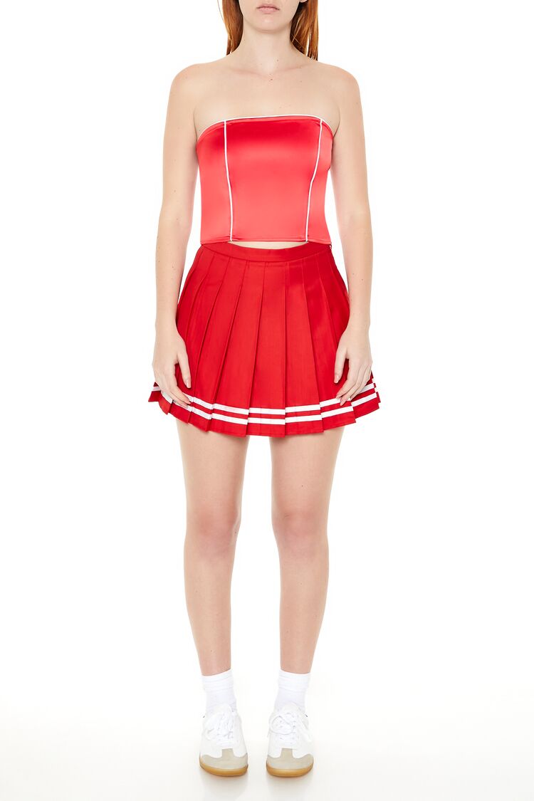 Satin Tube Crop Top | Forever 21 Women