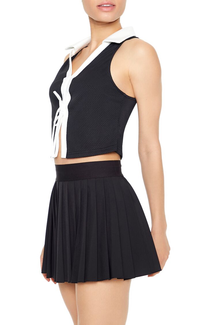 Colorblock Split-Hem Crop Top | Forever 21 Women