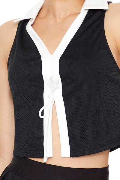 Colorblock Split-Hem Crop Top | Forever 21 Women