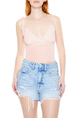 Mesh & Lace Tie-Strap Cami | Forever 21 Women