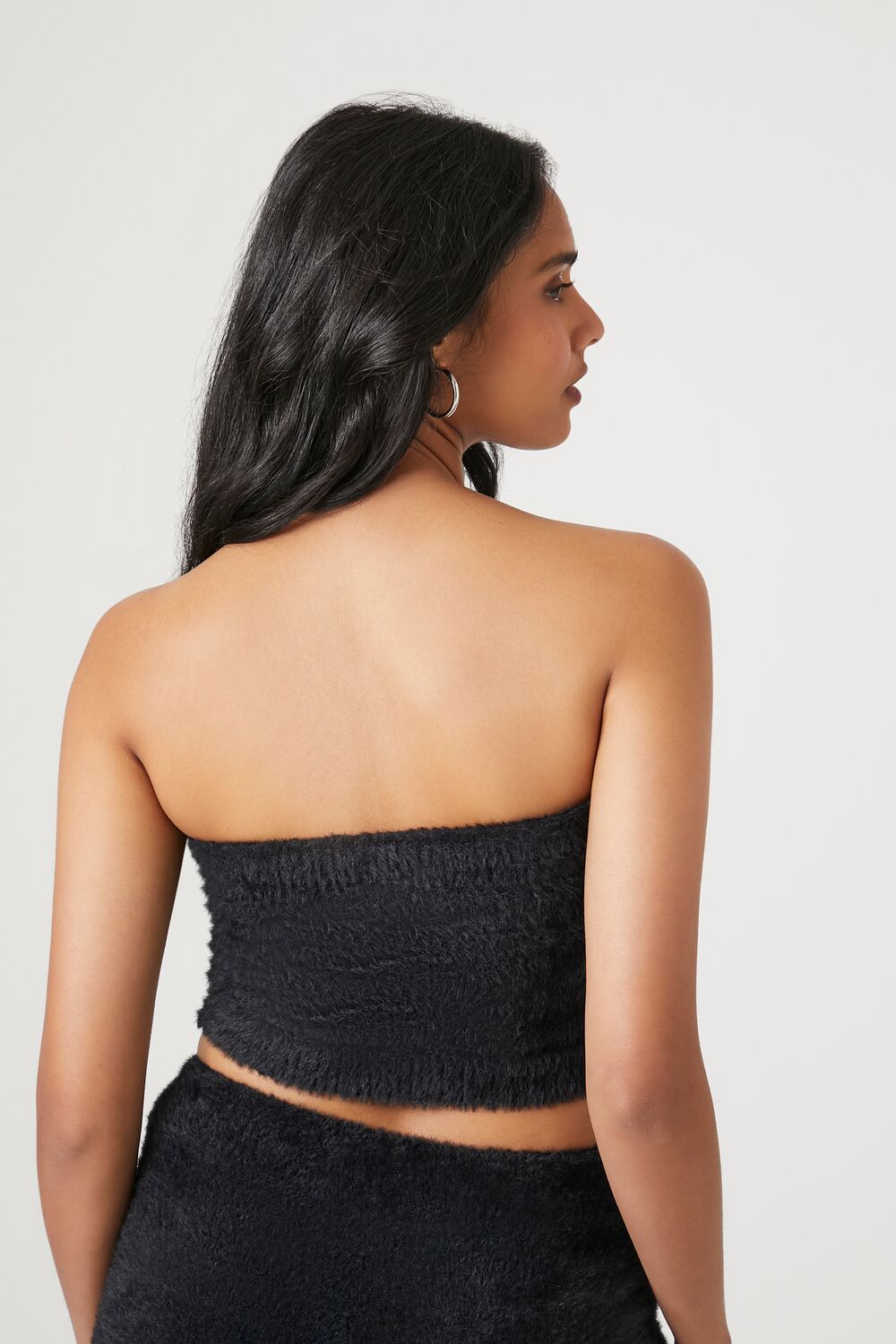 Fuzzy Sweater-Knit Tube Top | Forever 21 Women