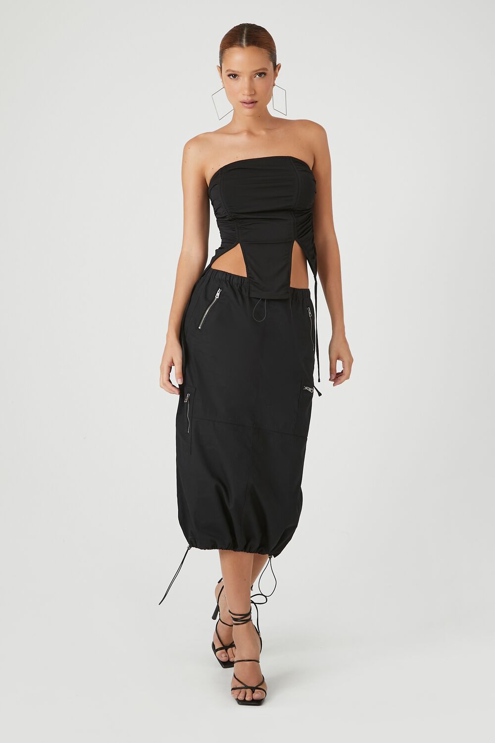 Ruched Drawstring Tube Top | Forever 21 Women