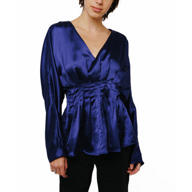 Viera Pintuck Effect Batwing Top | Forever 21 Women