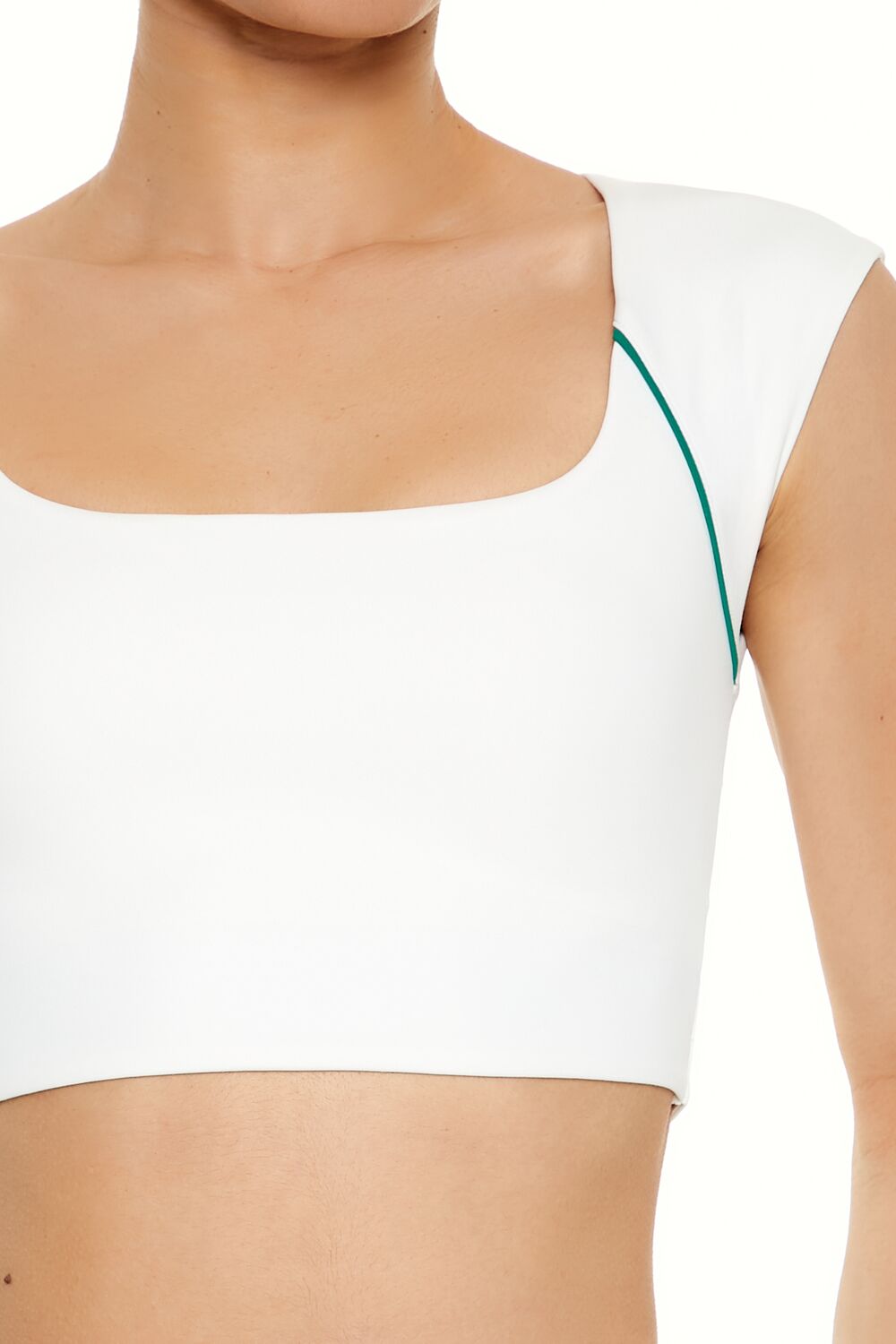 Active Piped-Trim Crop Top | Forever 21 Women