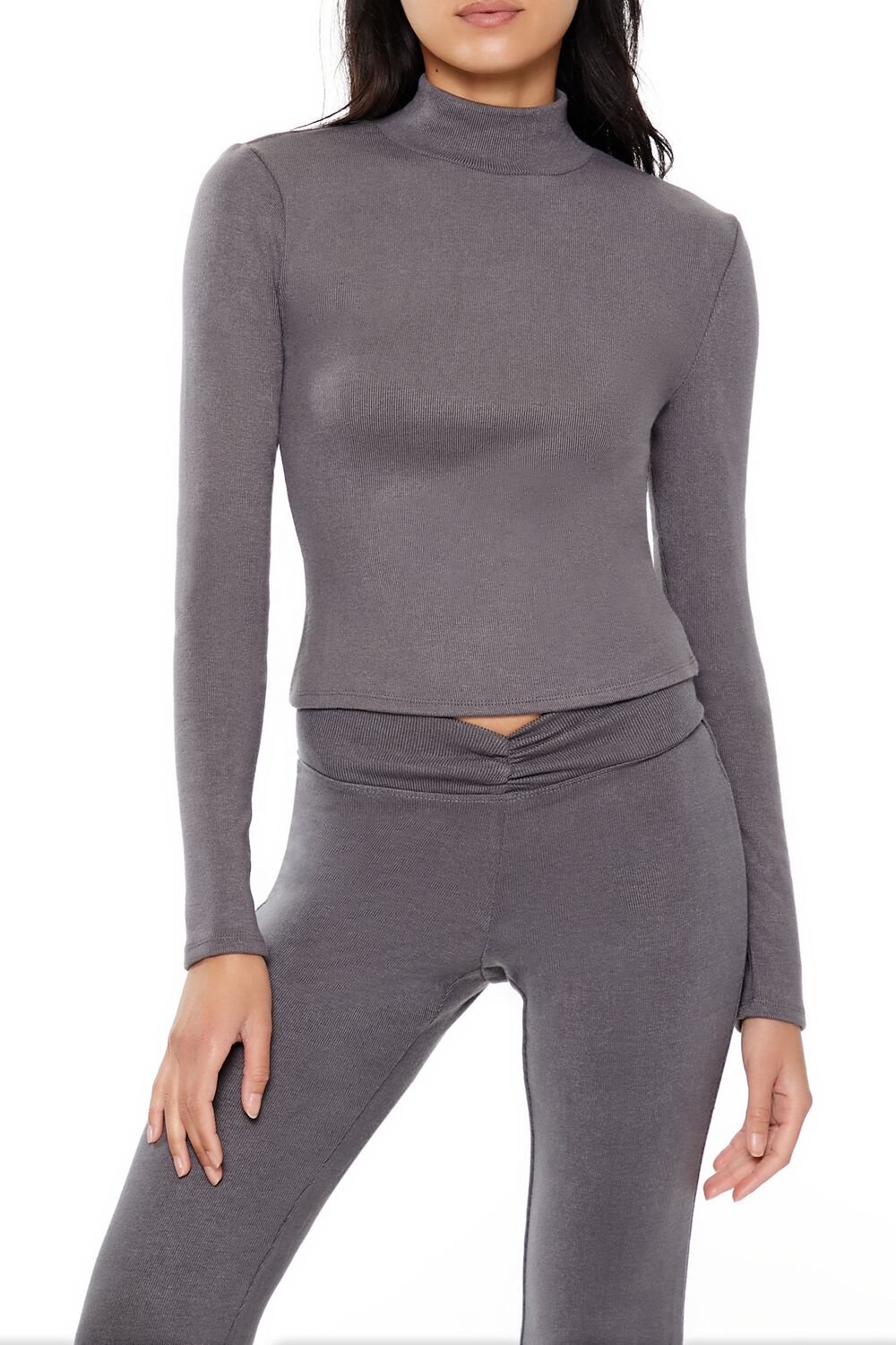 Cropped Mock Neck Top | Forever 21 Women