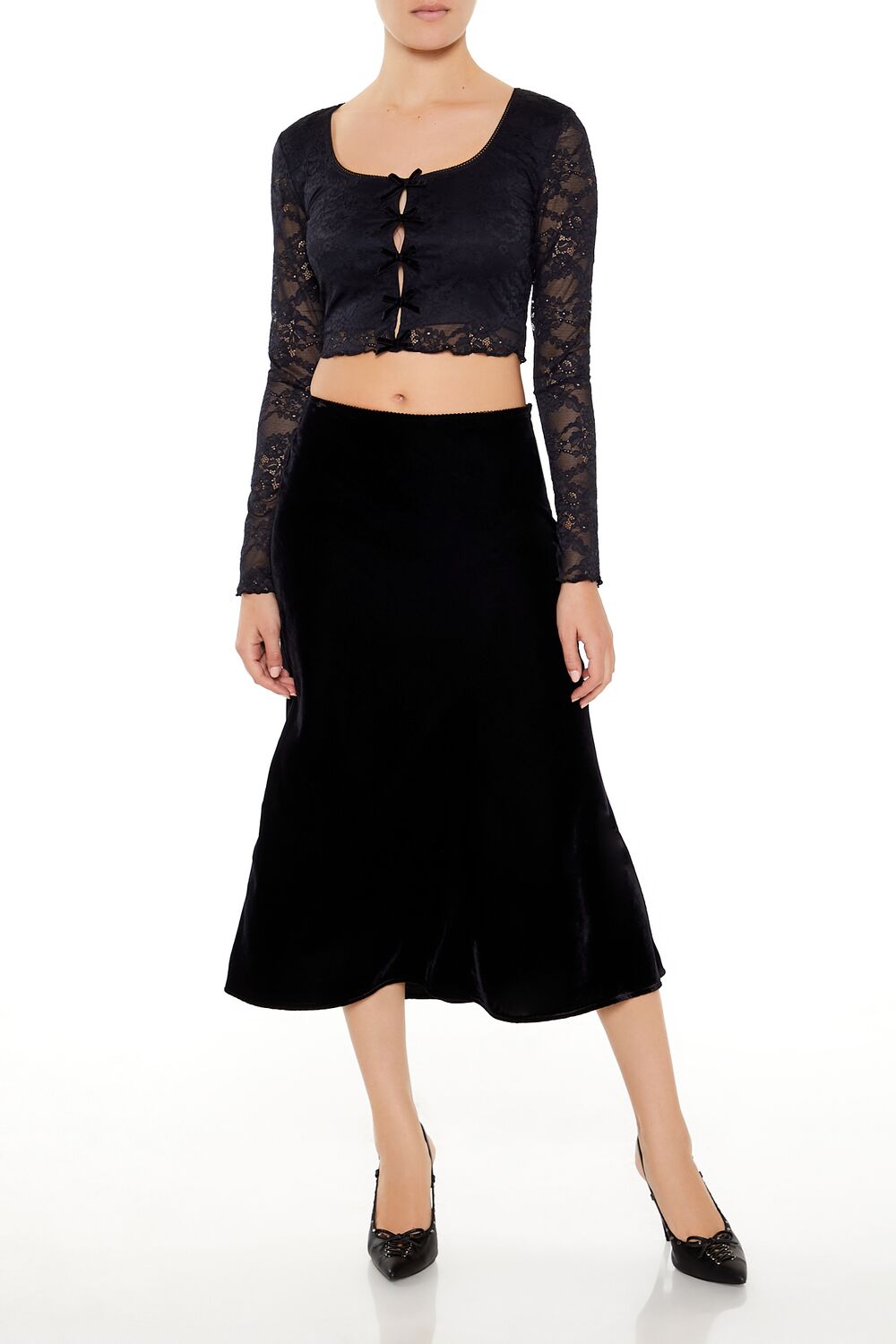 Lace Bow Crop Top | Forever 21 Women