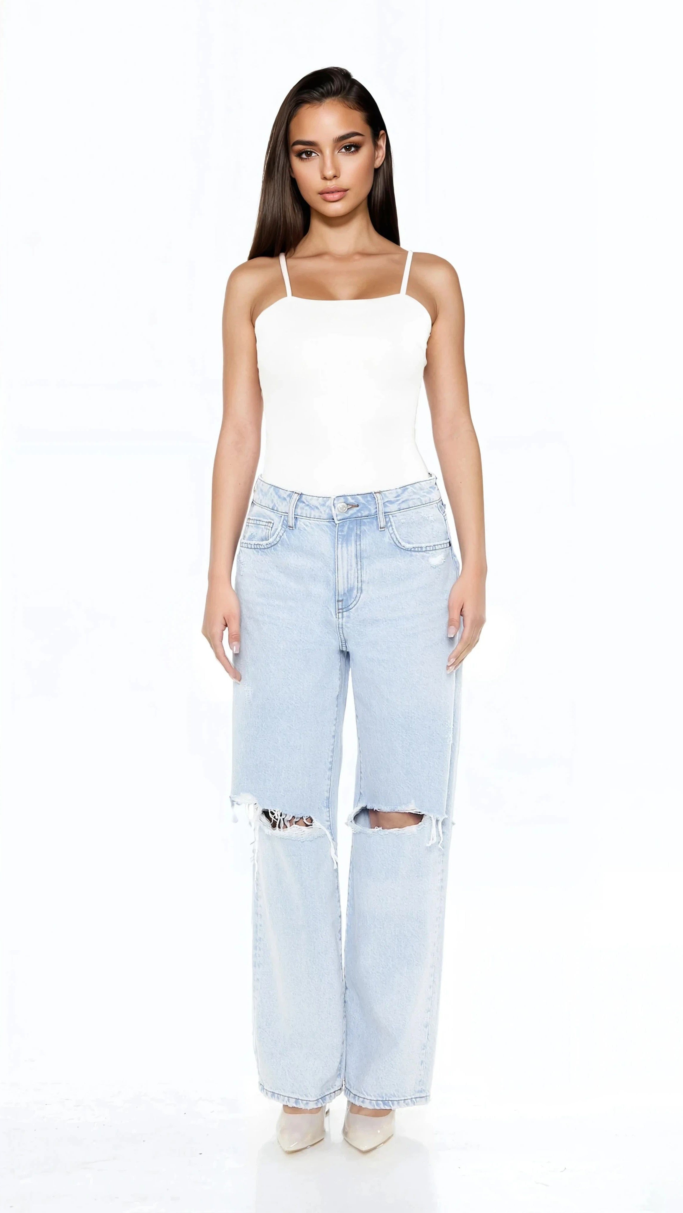 Ponte Knit Cami Bodysuit | Forever 21 Women