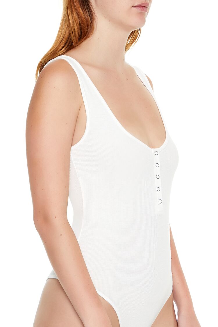 Ribbed Knit Tank Bodysuit | Forever 21 Women