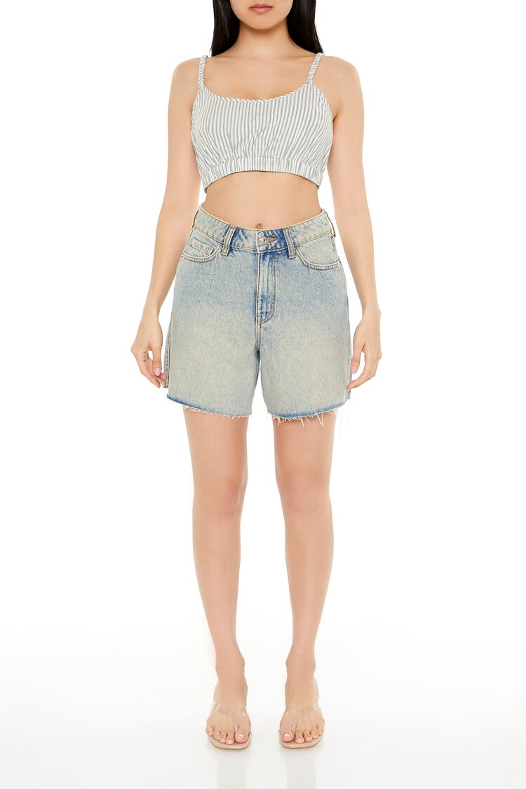 Pinstriped Cropped Cami | Forever 21 Women