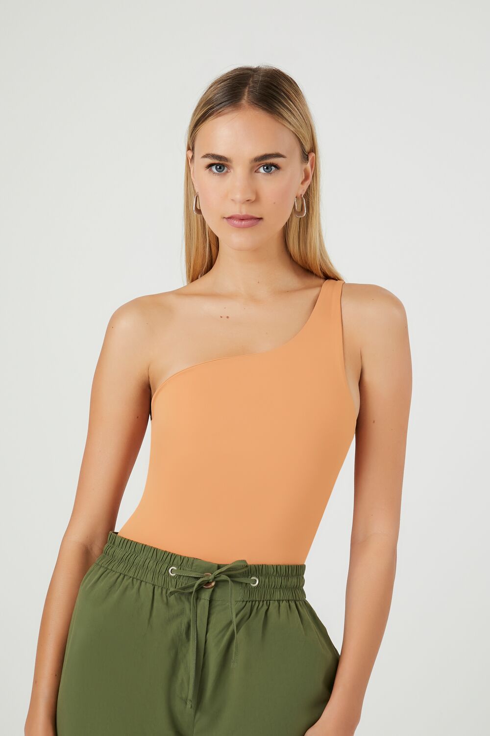 Sculpt Shape One-Shoulder Bodysuit | Forever 21 Women