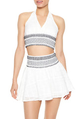 Embroidered Halter Crop Top | Forever 21 Women