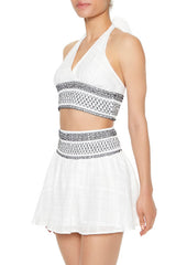 Embroidered Halter Crop Top | Forever 21 Women