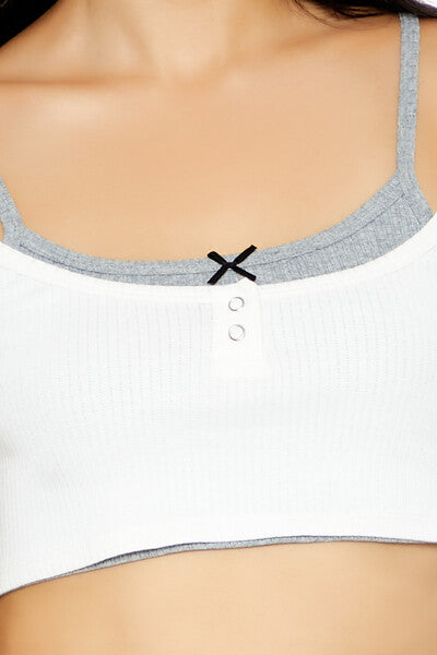 Bow Combo Cropped Cami | Forever 21 Women
