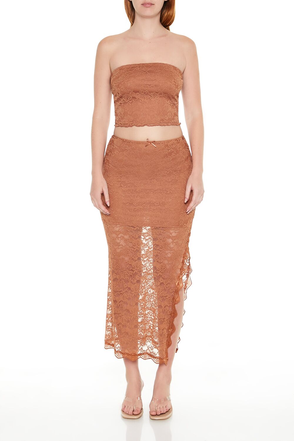 Lace Cropped Tube Top | Forever 21 Women