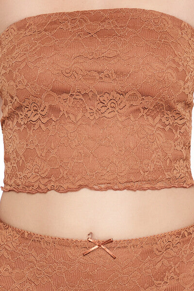 Lace Cropped Tube Top | Forever 21 Women